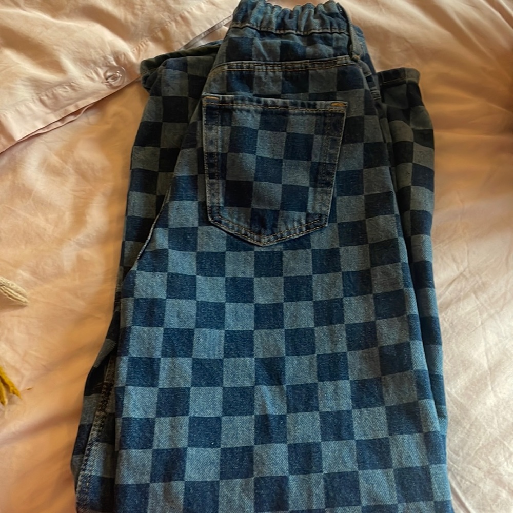 Girls wide leg jeans size 9-10 years